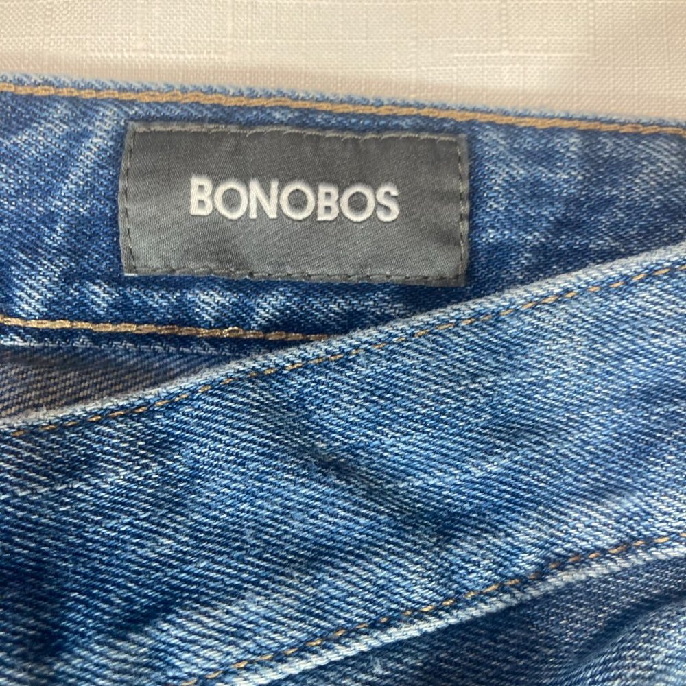 EUC! Two Pair Bonobos The Blue Jean Men's Jeans, Light & Dark Wash, Sz. 36 X 36 - Picture 7 of 16